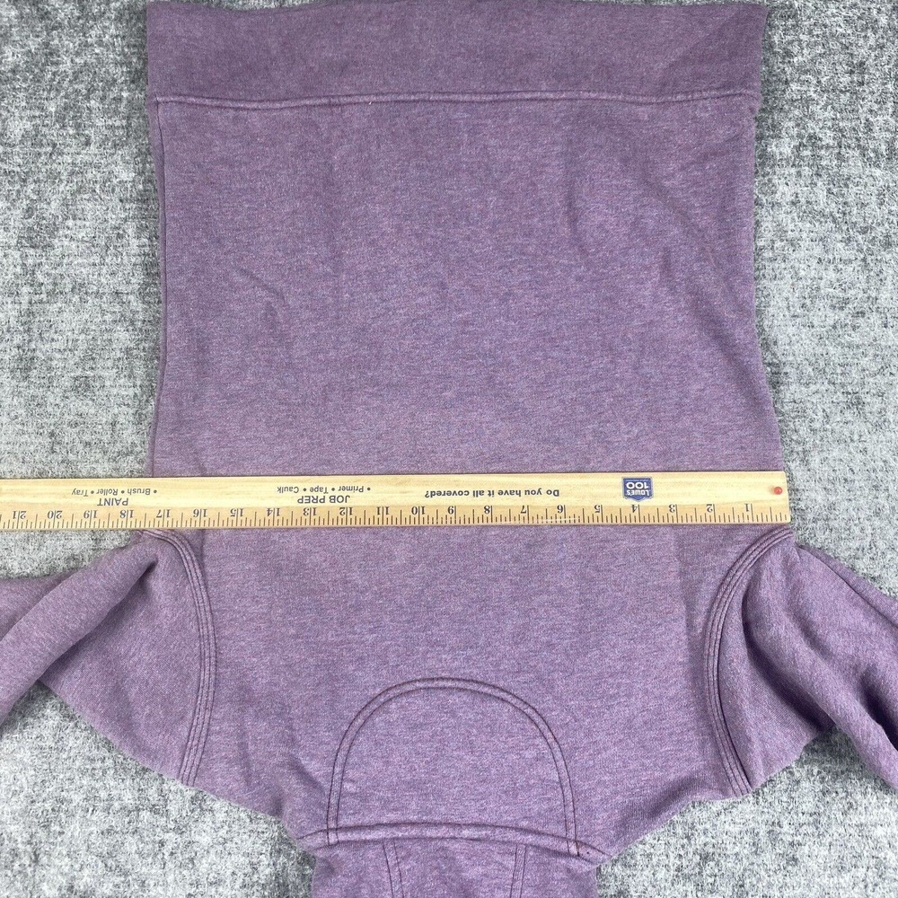 Carhartt Sweatshirt Jacket Women XS Purple Full Zip Spell Out Embroidered Hoodie - Picture 10 of 13